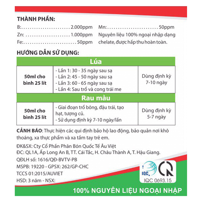 CANXI BO SỮA 500ml