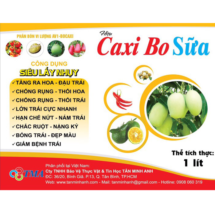 CANXI BO SỮA SIÊU LẤY NHỤY 1 lít