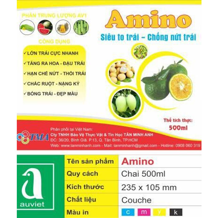AMINO SIÊU TO - CHỐNG NỨT TRÁI 500ml