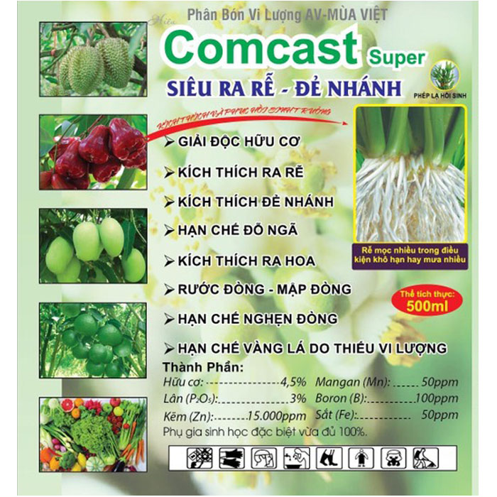 Comcast super Siêu ra rễ - Đẻ nhánh