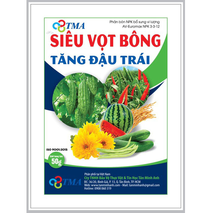 Siêu vọt bông - Tăng đậu trái 50g