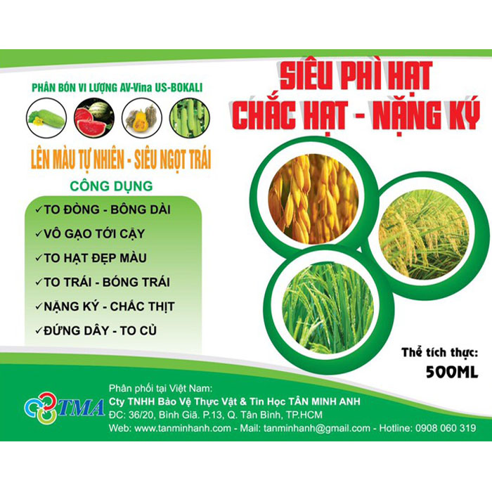 Siêu phì hạt - Chắc hat - Nặng ký 500ml