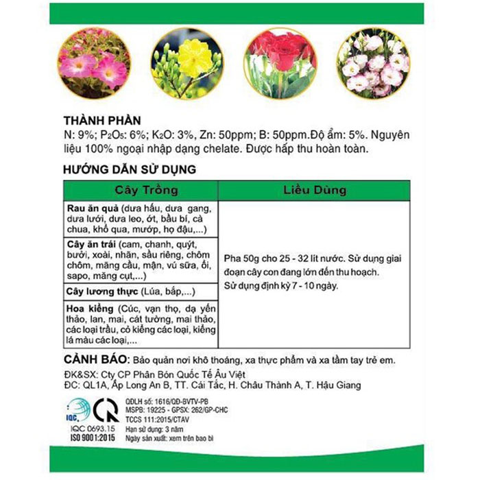 SIÊU ĐÂM CHỒI gói 50g