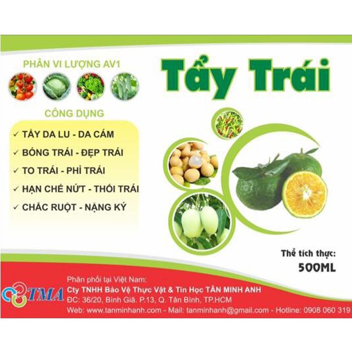 TẨY TRÁI 500ML